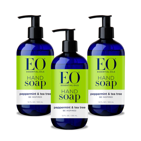 Eo Products Hand Soap Pprmnt&Tea Tree 12 Fz