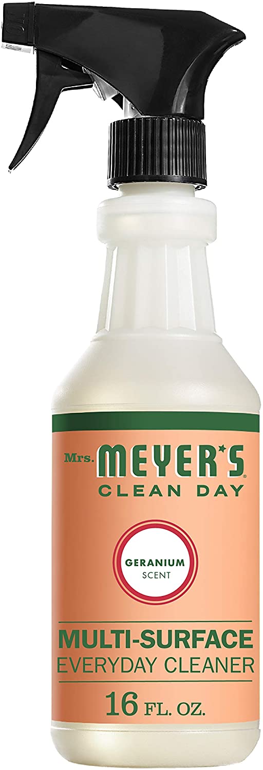Mrs. Meyer's Clean Day Multi-Surface Everyday Cleaner, Geranium, 16 fl oz (Pack of 3)