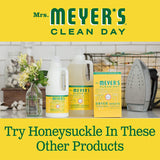 Mrs. Meyer's Clean Day Multi-Surface Everyday Cleaner, Cruelty Free Formula, Honeysuckle Scent, 16 oz 4-Packs