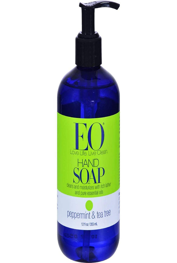 EO Products Hand Soap Peppermint & Tea Tree, 12 fl. oz.