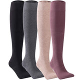 Lovely Annie Big Girl's Women's Fancy Thigh High Cotton Boot Socks L1888 Size 5-11