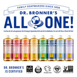 Dr. Bronner’s - Pure-Castile Liquid Soap (Peppermint, 32 ounce) - Made with Organic Oils, 18-in-1 Uses: Face, Body, Hair, Laundry, Pets and Dishes, Concentrated, Vegan, Non-GMO