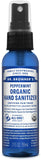 Dr. Bronner's - Organic Hand Sanitizer Spray (Peppermint, 2 ounce) - Simple and Effective Formula, No Harsh Chemicals, Moisturizes and Cleans Hands