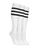 Women's 3 Pairs Truly Beautiful Comfortable Durable Soft Cable-Knit Knee High Socks LSR451-3P One Size(Random)