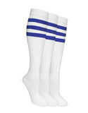 Women's 3 Pairs Truly Beautiful Comfortable Durable Soft Cable-Knit Knee High Socks LSR451-3P One Size(Random)
