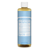 Pure-Castile Liquid Soap(Baby Unscented, 16 Ounce)- Made with Organic Oils, 18-in-1 Uses: Face, Hair, Laundry & Dishes For Sensitive Skin & Babies, No Added Fragrance, Vegan, Non-GMO 4-Packs