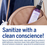 Dr. Bronner`s Magic Soaps Lavender Hand Sanitizer 2 Ounces Each 5-Packs