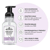 J.R. Watkins Foaming Hand Soap For Bathroom Or Kitchen, Scented, Usa Made And Cruelty Free, 9 Fl Oz, Lavender, 3 Pack.