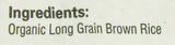 Family Farms Organic Long Brown Rice, 400 Ounce Pack of 2
