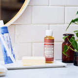 Dr. Bronner’s - Pure-Castile Liquid Soap (Baby Unscented, 4 ounce) - Made with Organic Oils, 18-in-1 Uses: Face, Hair, Laundry and Dishes, For Sensitive Skin and Babies, No Added Fragrance, Vegan