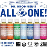Dr. Bronner’s - Pure-Castile Liquid Soap (Baby Unscented, 4 ounce) - Made with Organic Oils, 18-in-1 Uses: Face, Hair, Laundry and Dishes, For Sensitive Skin and Babies, No Added Fragrance, Vegan