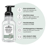 J.R. Watkins Foaming Hand Soap Pump With Dispenser, Moisturizing All Natural Hand Soap Foam, Alcohol-Free, Cruelty-Free, Usa Made, Use As Kitchen Or Bathroom Soap, Eucalyptus, 9 Fl Oz, 3 Pack.