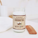 Dr. Bronner's - Regenerative Organic Coconut Oil (White Kernel, 14 Ounce) - Coconut Oil for Cooking, Baking, Hair & Body, Virgin, Unrefined & Fresh-Pressed, Mild Flavor, Versatile, Fair Trade, Vegan