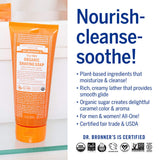 Dr. Bronner's - Organic Shaving Soap (7 Ounce) - Certified Organic, Sugar and Shikakai Powder, Soothes and Moisturizes for Close Comfortable Shave, Use on Face, Underarms and Legs