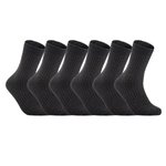 Lian LifeStyle Perfect Fit Women's Wool Crew Socks L1861 Size 6-9