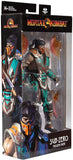 McFarlane Toys Mortal Kombat Sub Zero Bloody Frozen Over Skin 7” Action Figure, Multicolor