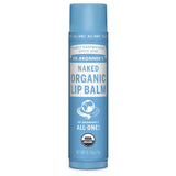 Dr. Bronner's Magic Soaps Organic Naked Unflavored Lip Balm, 0.15 Ounce