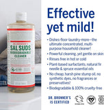 Dr. Bronner’s Sal Suds Biodegradable Cleaner – 32oz, 2 Pack