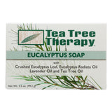 Tea Tree Therapy Eucalyptus Soap Vegetable Base 3.5 oz Pack of 2