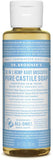Dr. Bronner’s - Pure-Castile Liquid Soap (Baby Unscented, 4 ounce) - Made with Organic Oils, 18-in-1 Uses: Face, Hair, Laundry and Dishes, For Sensitive Skin and Babies, No Added Fragrance, Vegan