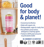 Dr. Bronners - Magic Pure-Castile Soap Organic Rose - 128 oz. - 1 Gallon