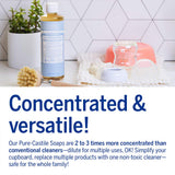 Dr. Bronnerâ€™s - Pure-Castile Liquid Soap (Baby Unscented) - Made with Organic Oils, 18-in-1 Uses: Face, Hair, Laundry and Dishes, For Sensitive Skin and Babies, No Added Fragrance, Vegan