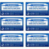 Moisturizing Bar Soap Soothing Clean, Made with Essential Oils, Cruelty Free Cleanser that Washes Away Dirt, Peppermint Scented, 5 OZ Bar Soap, 4 Bar Soaps