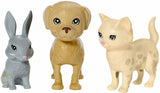 Barbie Play ‘n’ Wash Pets Playset with Blonde Doll, 3 Color-Change Animals