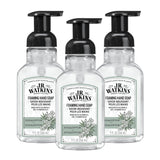 J.R. Watkins Foaming Hand Soap Pump With Dispenser, Moisturizing All Natural Hand Soap Foam, Alcohol-Free, Cruelty-Free, Usa Made, Use As Kitchen Or Bathroom Soap, Eucalyptus, 9 Fl Oz, 3 Pack.