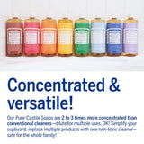 Dr. Bronner’s - Pure-Castile Liquid Soap (Eucalyptus, 1 Gallon) - Made with Organic Oils, 18-in-1 Uses: Face, Body, Hair, Laundry, Pets and Dishes, Concentrated, Vegan, Non-GMO- 2-Packs