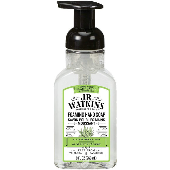 (6 Pack) Watkins 20623 9 oz Aloe Green Tea Scent Foaming Hand Soap