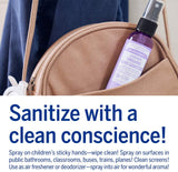 Dr. Bronner's - Organic Hand Sanitizer Spray (Lavender, 2 Ounce) - Simple and Effective Formula, Kills Germs and Bacteria, No Harsh Chemicals, Moisturizes and Cleans Hands