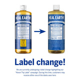 Dr. Bronner’s - Pure-Castile Liquid Soap (Peppermint, 32 ounce) - Made with Organic Oils, 18-in-1 Uses: Face, Body, Hair, Laundry, Pets and Dishes, Concentrated, Vegan, Non-GMO