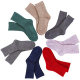 Lian LifeStyle Baby's 6 Pairs Remarkable Wool Blend Crew Socks Size 0Y-8Y HR1617