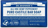 Dr. Bronner Organic Peppermint Scent Pure-Castile Bar Soap 5 oz.