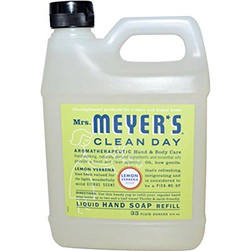 Mrs. Meyer's Liquid Hand Soap Refill, Lemon Verbena, 33 Fluid Ounce