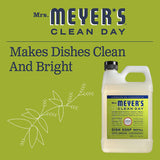 Mrs. Meyer's Clean Day Liquid Dish Soap Refill, Cruelty Free Formula, Lemon Verbena Scent, 48 oz-4Packs