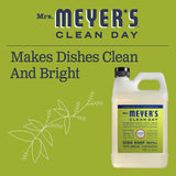 Mrs. Meyer's Clean Day Liquid Dish Soap Refill, Cruelty Free Formula, Lemon Verbena Scent, 48 oz-2Packs