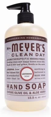 MRS. MEYER'S HAND SOAP,LIQ,LAVENDER, 12.5 FZ