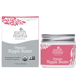 Natural Nipple Butter Organic Breastfeeding Cream (2 Fl. Oz.)