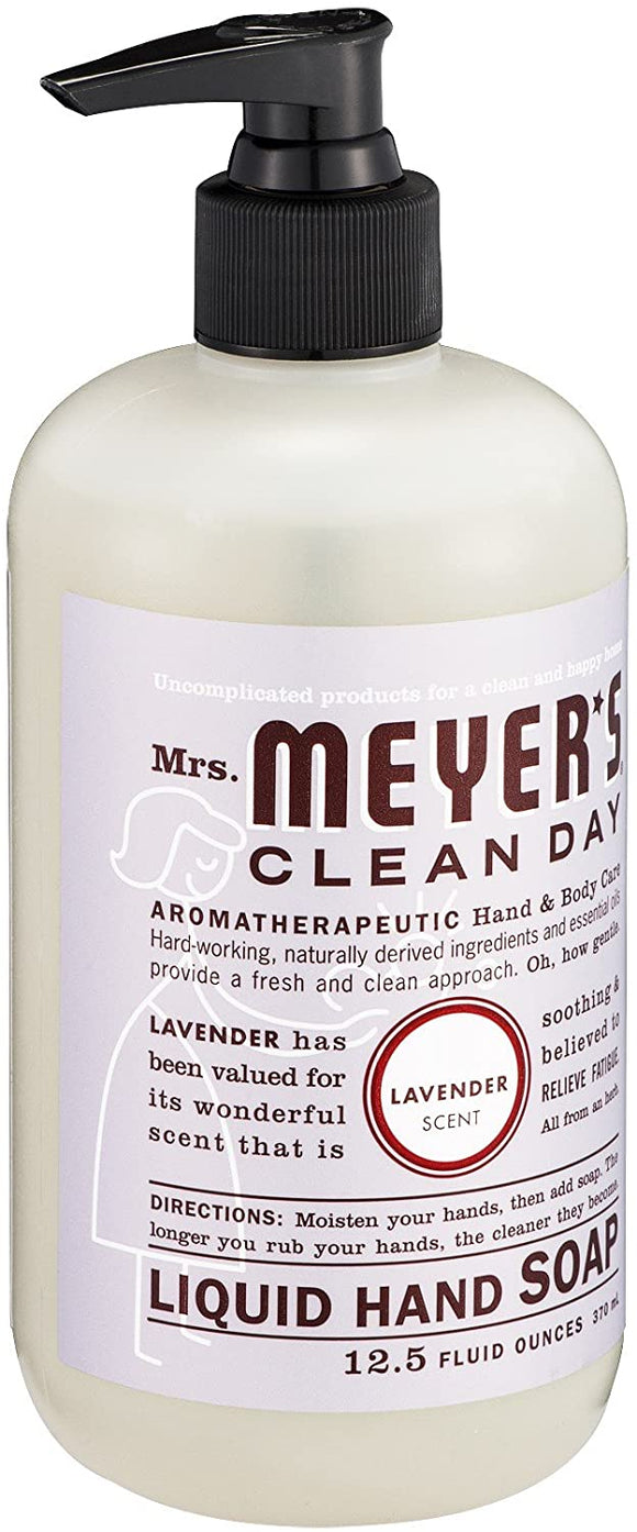 Mrs. Meyer's Clean Day Organic Lavender Scent Liquid Hand Soap 12.5 oz 4-Packs