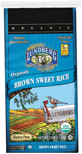 Lundberg Family Farms Organic Brown Sweet Rice, 400 Ounce (Pack of 1)