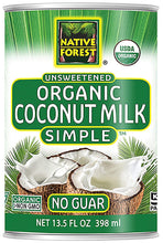 Load image into Gallery viewer, Native Forest Simple Organic Unsweetened Coconut Milk, 13.5 Fl Oz 3-Packs
