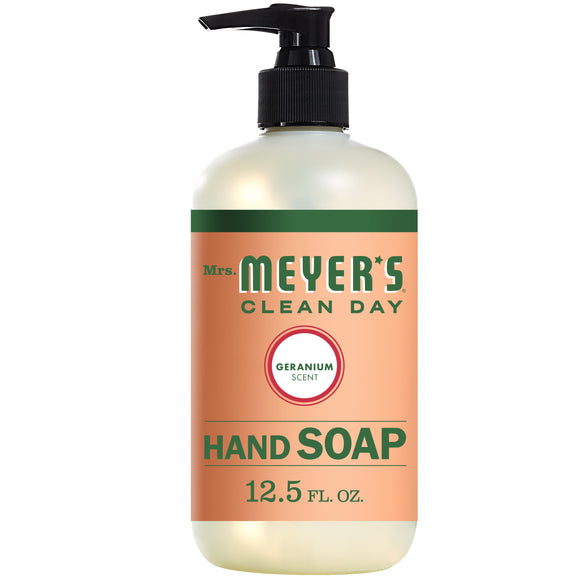 Mrs. Meyer’s Clean Day Liquid Hand Soap, Geranium, 12.5 fl oz