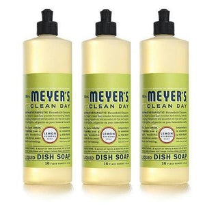 Mrs.+Meyers+Dish+Soap+Liquid+Lemon+Verbena+16+Ounce+(Pack+of+3)+Aromat ...