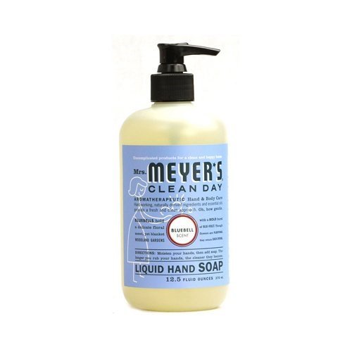 Mrs. Meyers Clean Day Liquid Hand Soap Hard 12.5 Oz Bluebell Scent Pump
