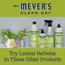 Load image into Gallery viewer, Mrs. Meyer’s Clean Day Liquid Dish Soap, Lemon Verbena, 16 ounce bottle-4Packs
