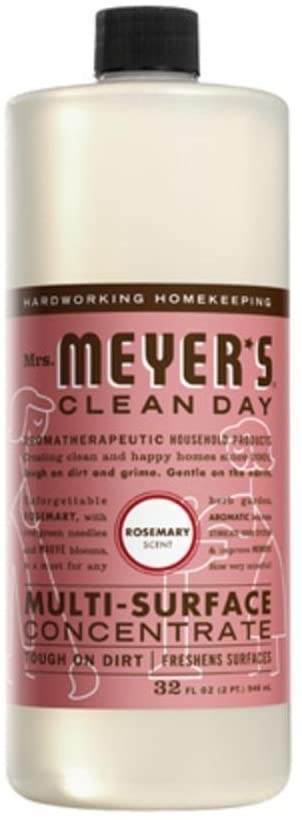 Mrs. Meyer's Clean Day Multi-Surface Cleaner Concentrate, Use to Clean Floors, Tile, Counters,Rosemary Scent, 32 o