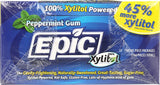 Epic Dental Gum Xylitol Swtnd Peprmnt 12 Ct 4-Packs