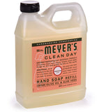 Mrs. Meyer's Clean Day Liquid Hand Soap Refill, Cruelty Free and Biodegradable Formula, Geranium Scent, 33 oz 4 Packs